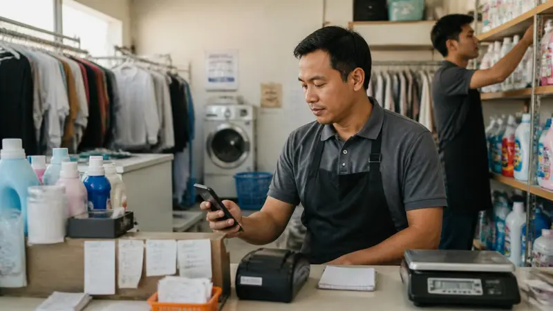 Sistem Kasir Laundry: Solusi Kelola Transaksi, Stok, dan Laporan Keuangan