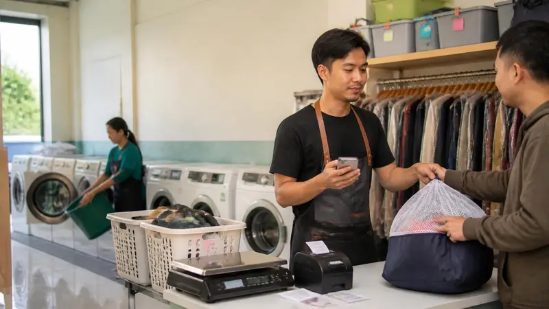 Aplikasi Laundry Online: Solusi Pantau Order dan Kasir Real-time Tanpa Instal